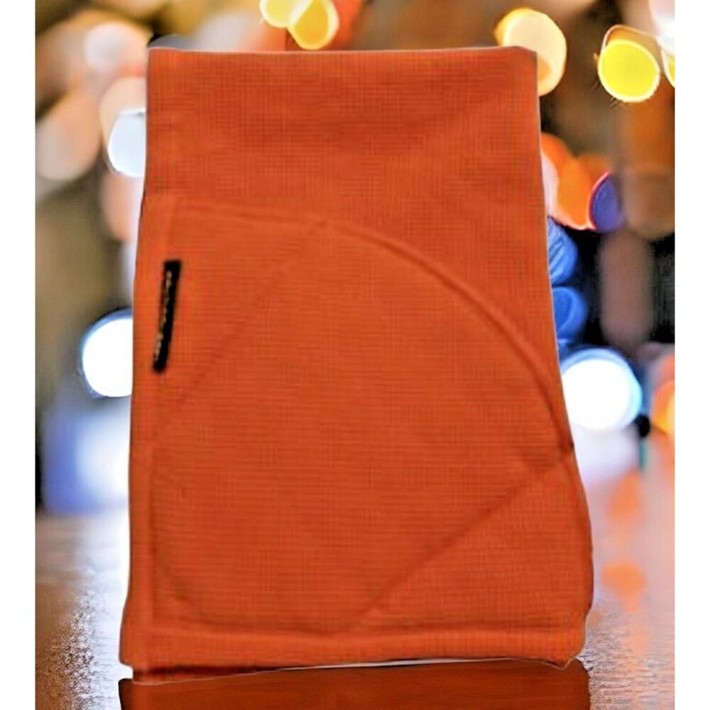 Rachael Ray Moppine Absorbent Orange Kitchen Towel & Oven Mitts 2-in-1 NWOT